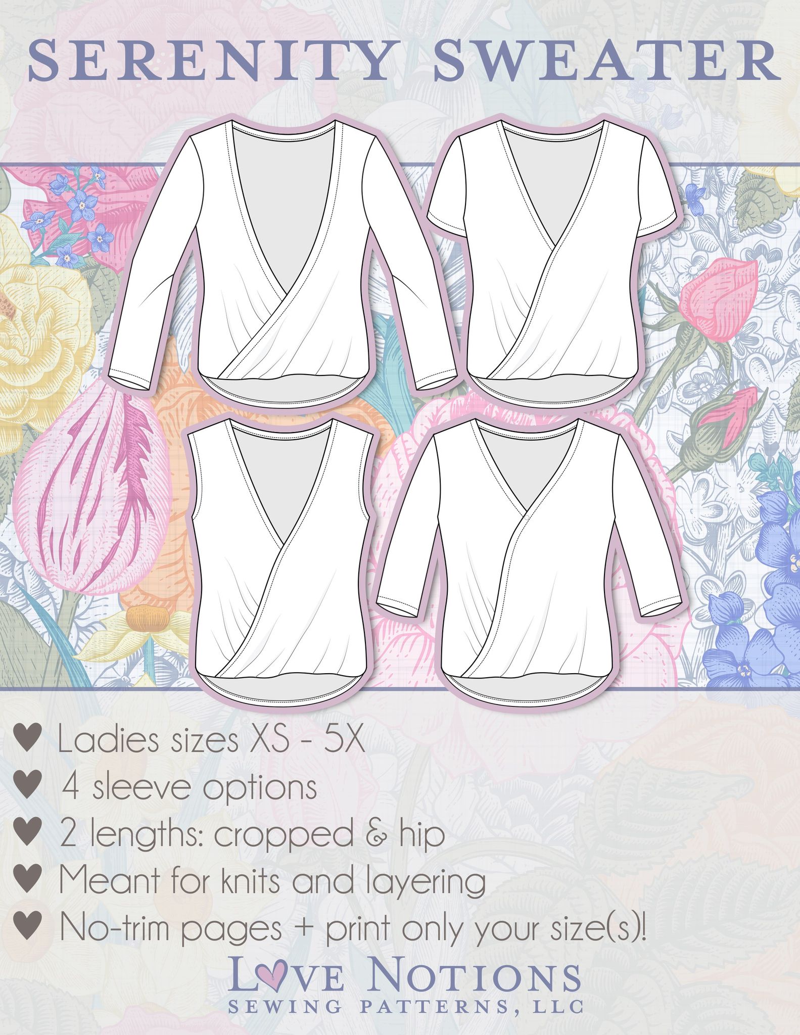 Serenity Sweater Pattern