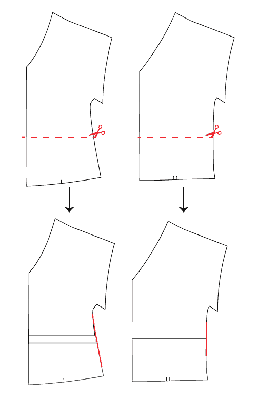 lengthen shorten pattern