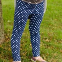 Cotton/lycra is an excellent choice for Leggin's.
