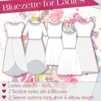 Bluezette Dress Pattern for Ladies
