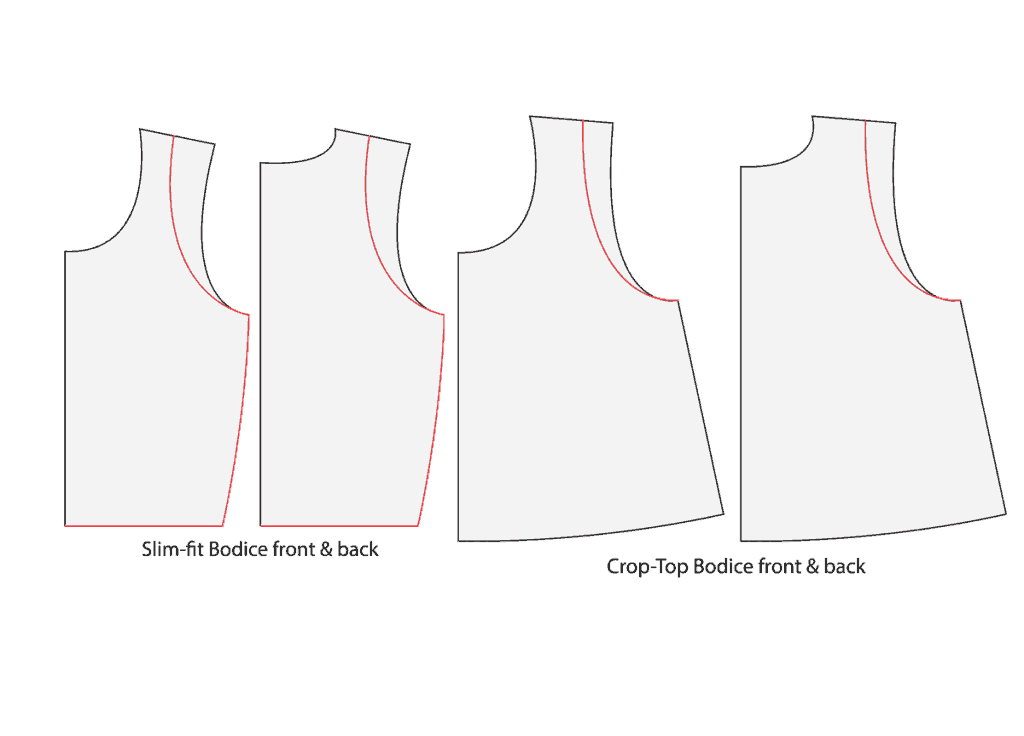 crop top bodice