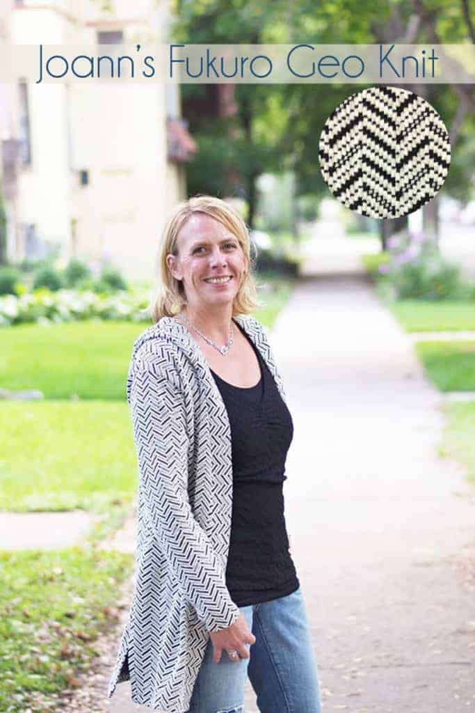 Boyfriend Cardigan in a textured Fukuro knit from Joann's