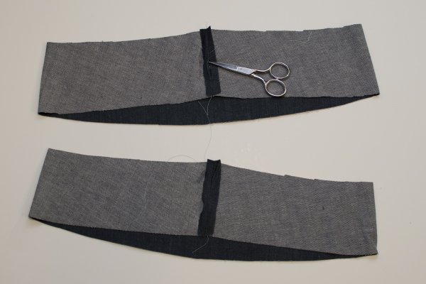 Sabrina Slims waistband step 1