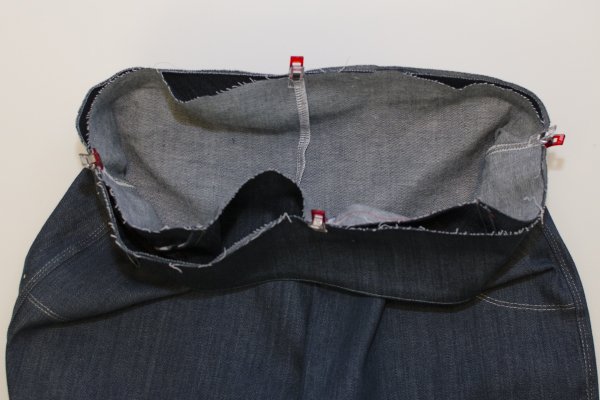 Sabrina Slims waistband step 6
