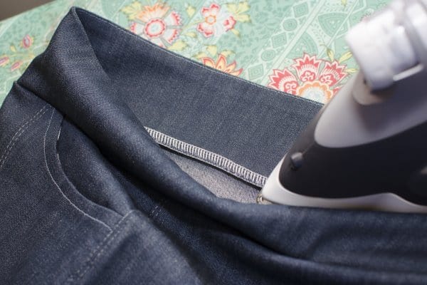 Sabrina Slims waistband step 7
