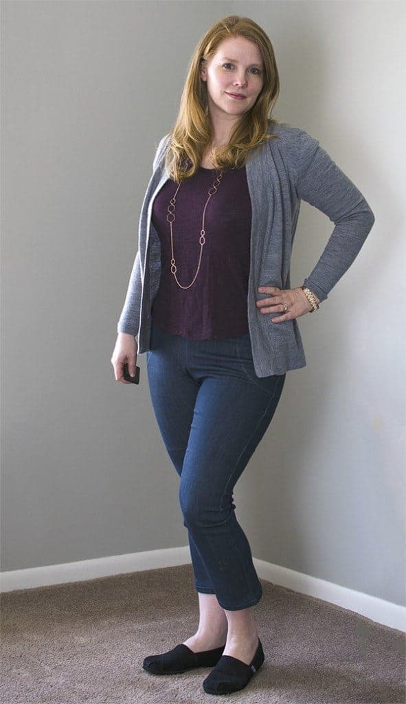 Sabrina Slims in cropped length with front pockets