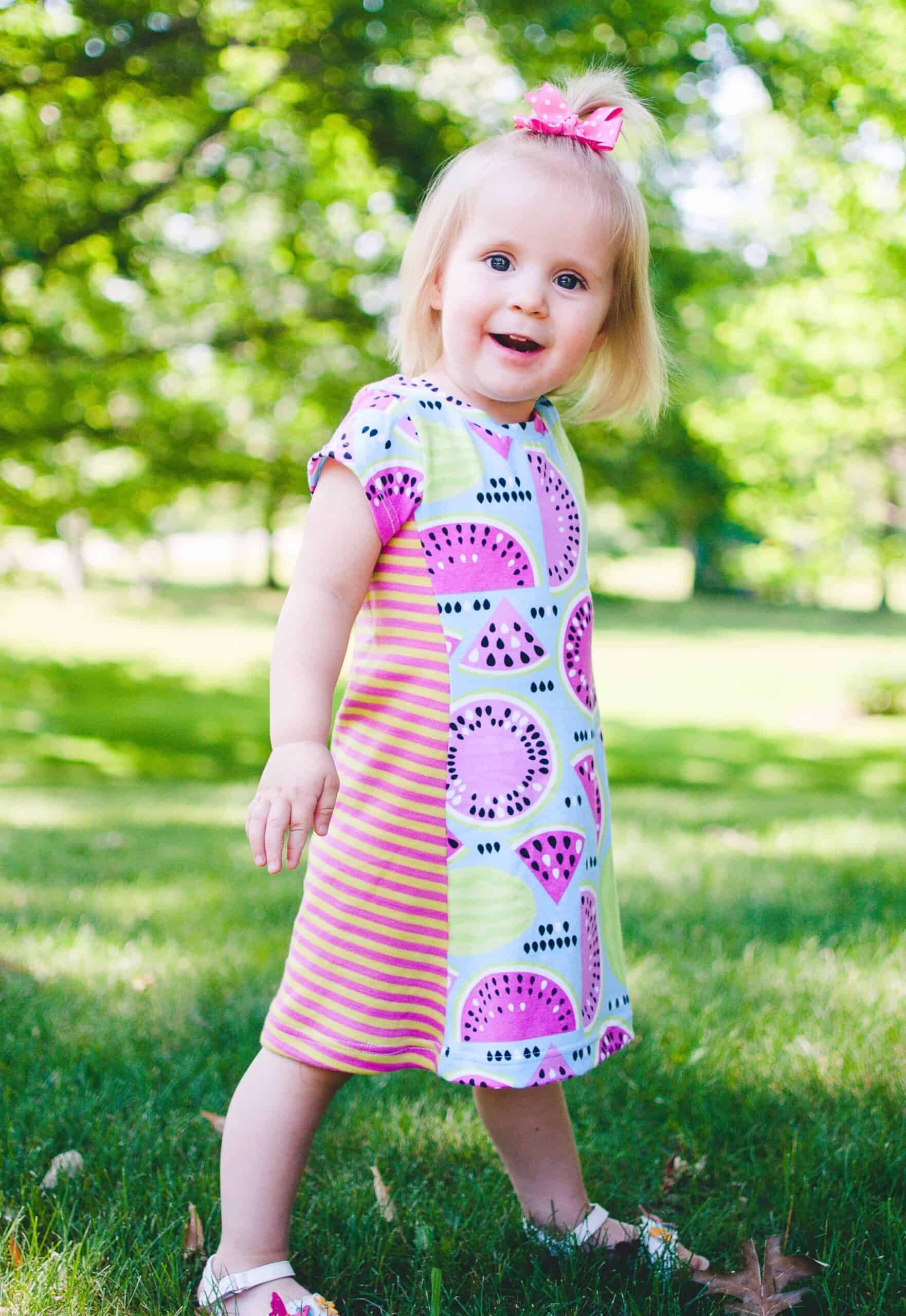 Girls Tidal knee length dress