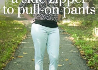 How to add an invisible zipper to the Sabrina Slims