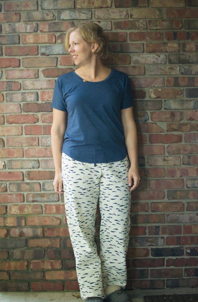 Winterized sleepwear pattern hacks