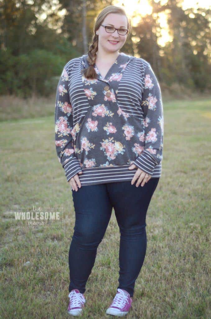 Whistler with banded bottom and hoodie