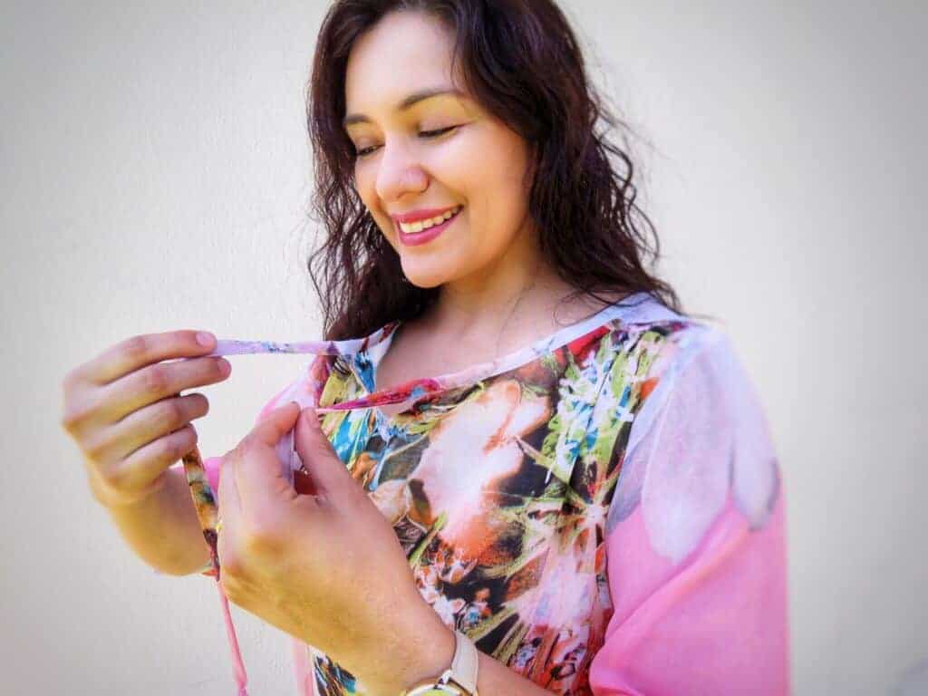 Rhapsody blouse how to sew silky fabric