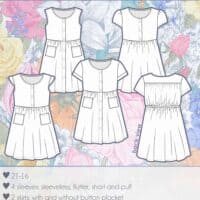 simple girls dress pattern