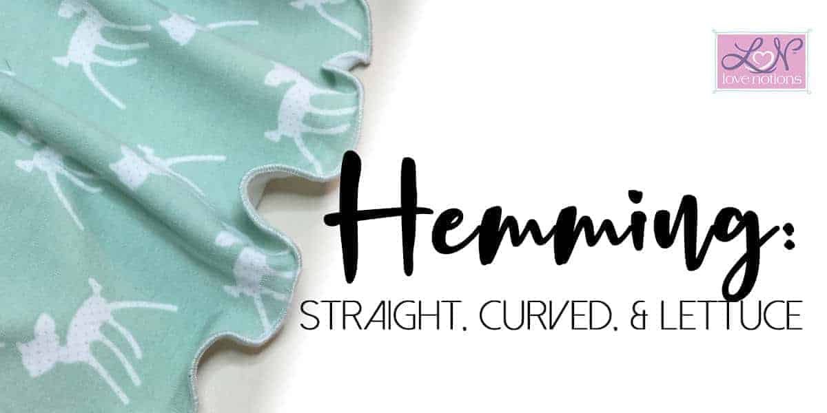 hemming straight curved lettuce
