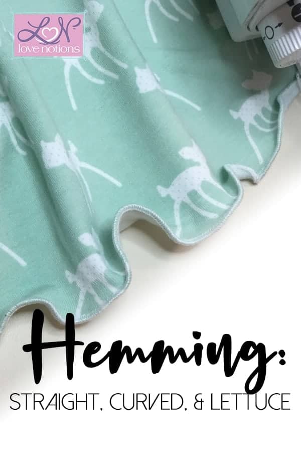 hemming straight curved lettuce