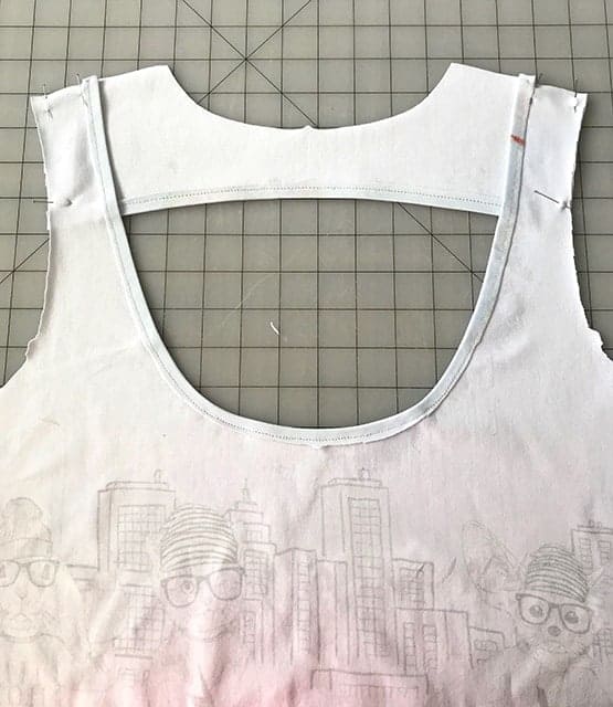 Cartwheel back bodice assembly