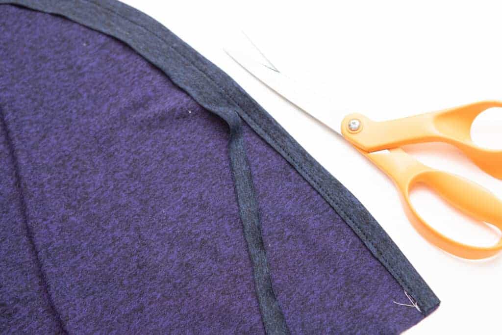 how to sew knit binding