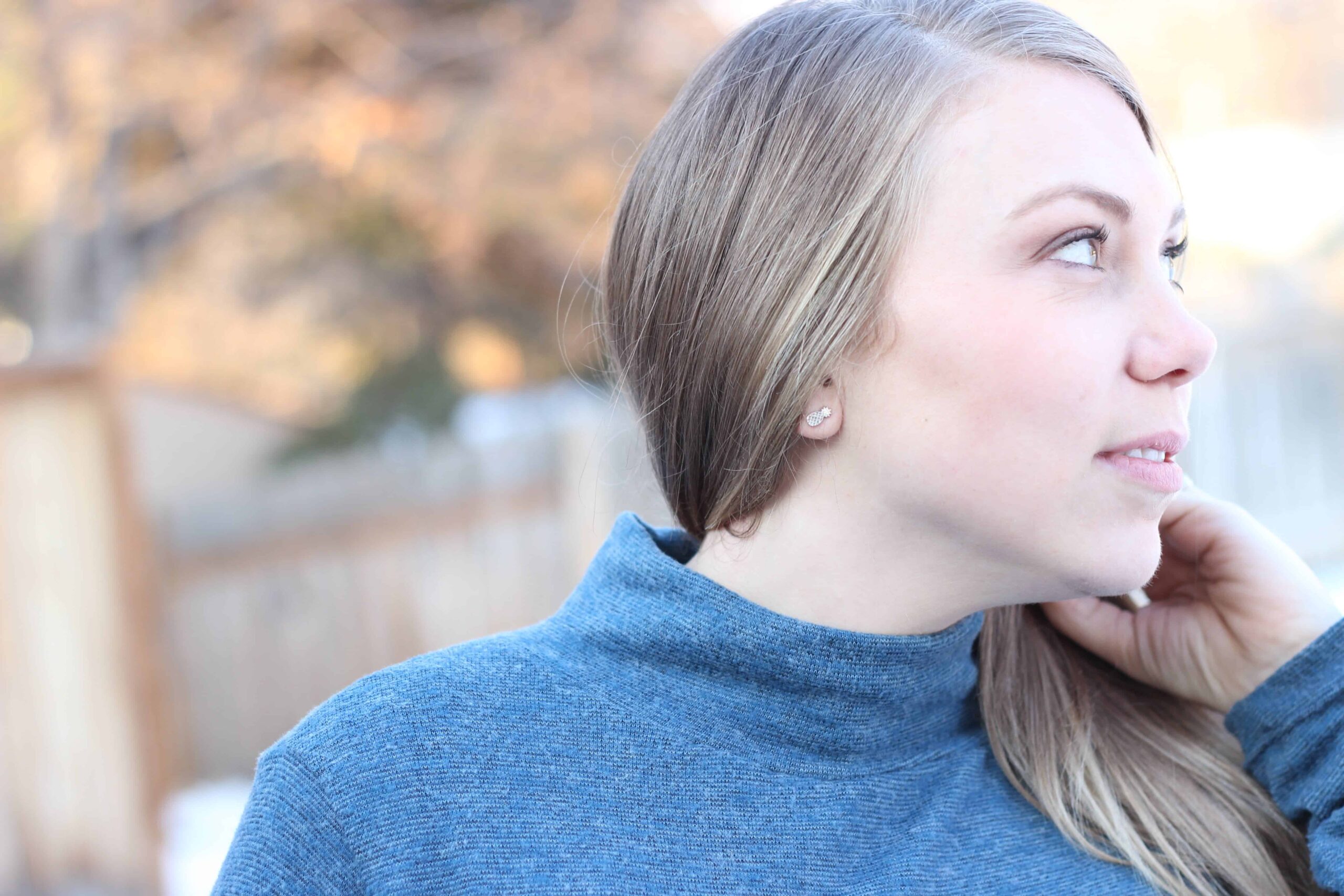 Terra Tunic funnel neck