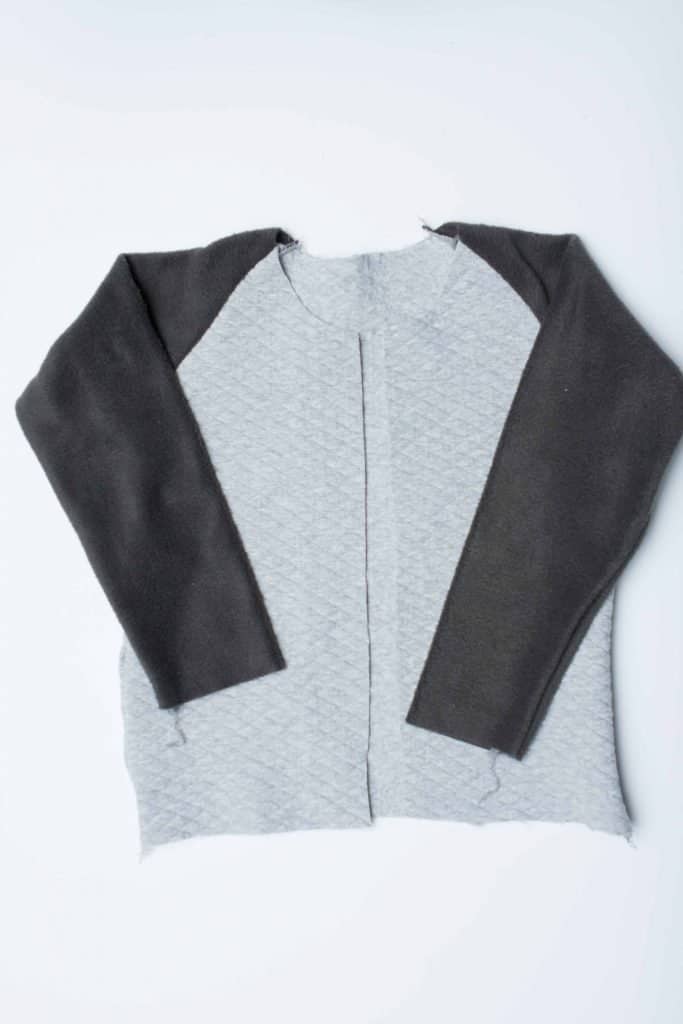 Add a separating zipper to the Samson Sweater
