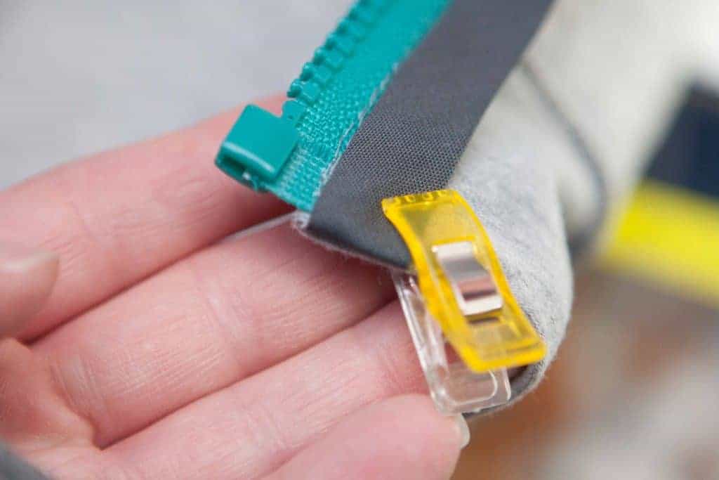 Add a separating zipper to the Samson Sweater