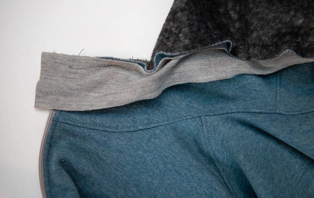 knit binding tutorial