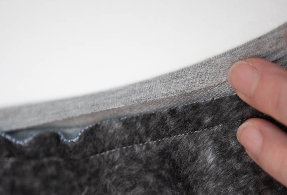 knit binding tutorial