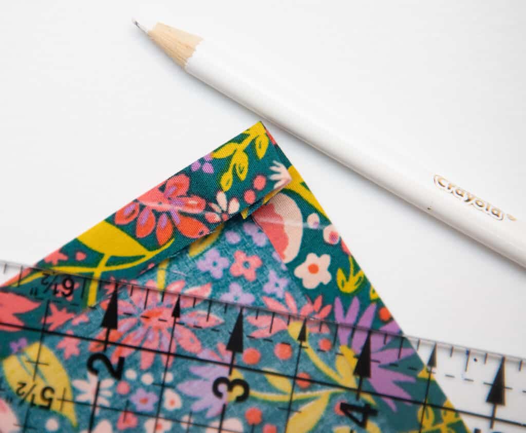 how to sew mitered corners