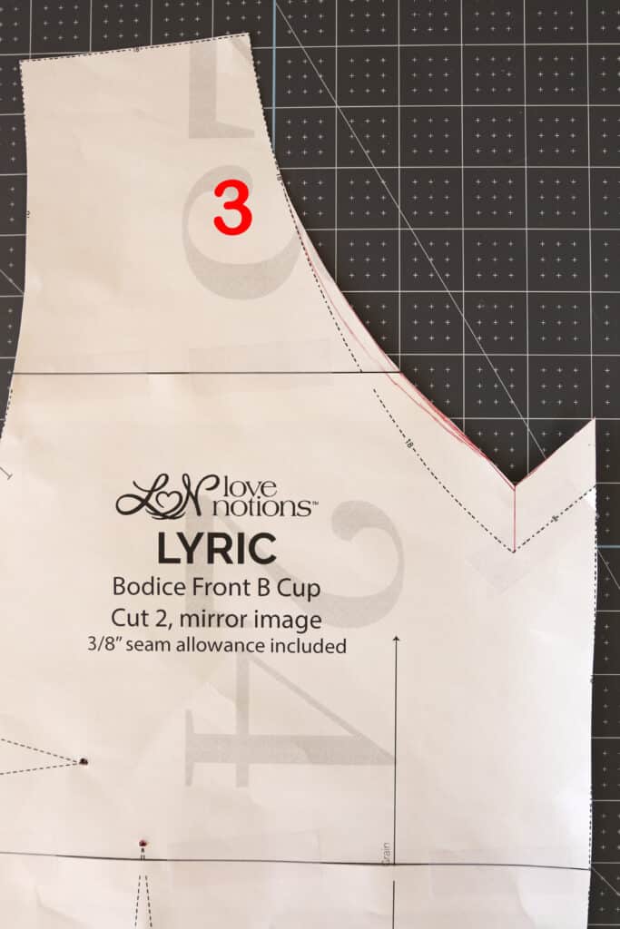 lyric peplum neckline
