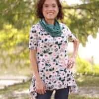 Ladies Origami Tunic pattern