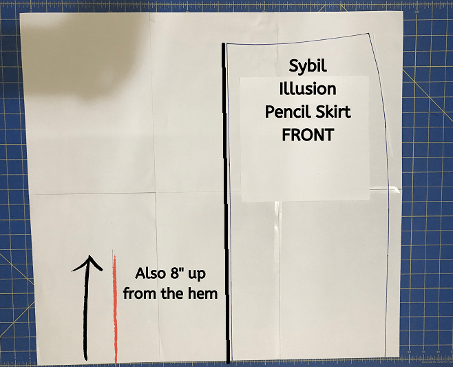 sybil pencil skirt