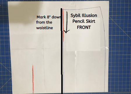 sybil pencil skirt
