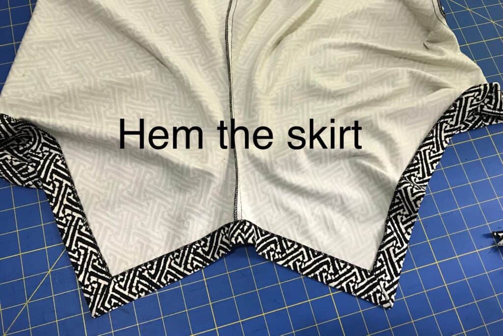 sybil pencil skirt mitered
