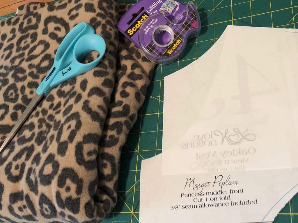 Margot peplum hoodie hack