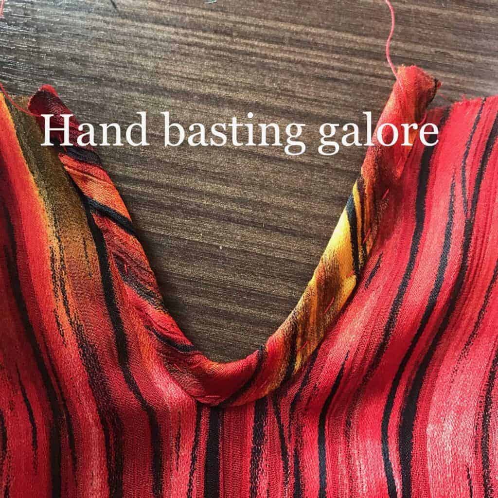 Rhapsody blouse how to sew silky fabric