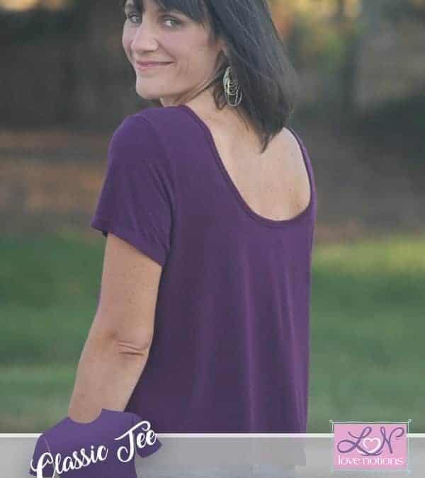 Classic Tee: Scoop Back Hack!