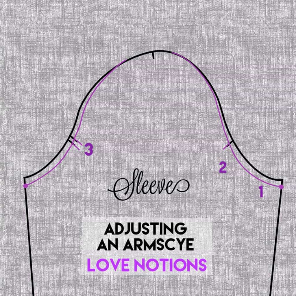 sleeves adjust armscye forte