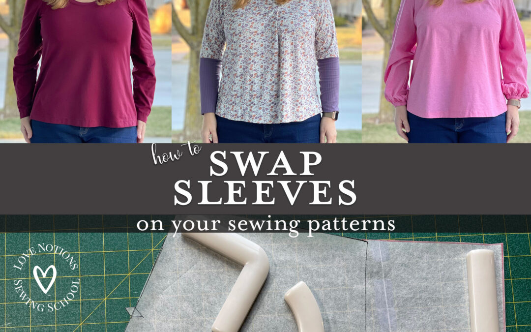 How to Swap Sleeves on Sewing Patterns