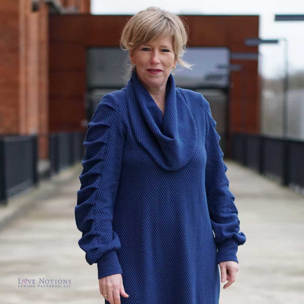 arlington pleated sleeve