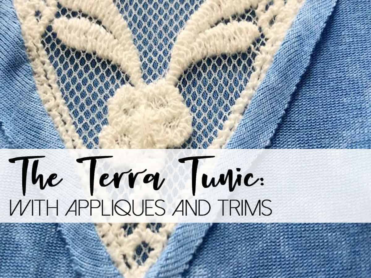 terra tunic trim applique