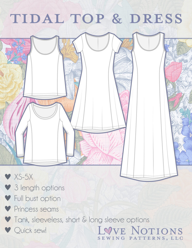 Tidal Top & Dress pdf pattern