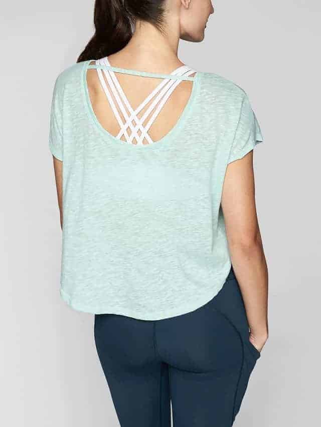 Scoop Back Tee