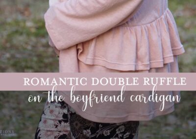 How to make a Ruffle Hem Cardigan