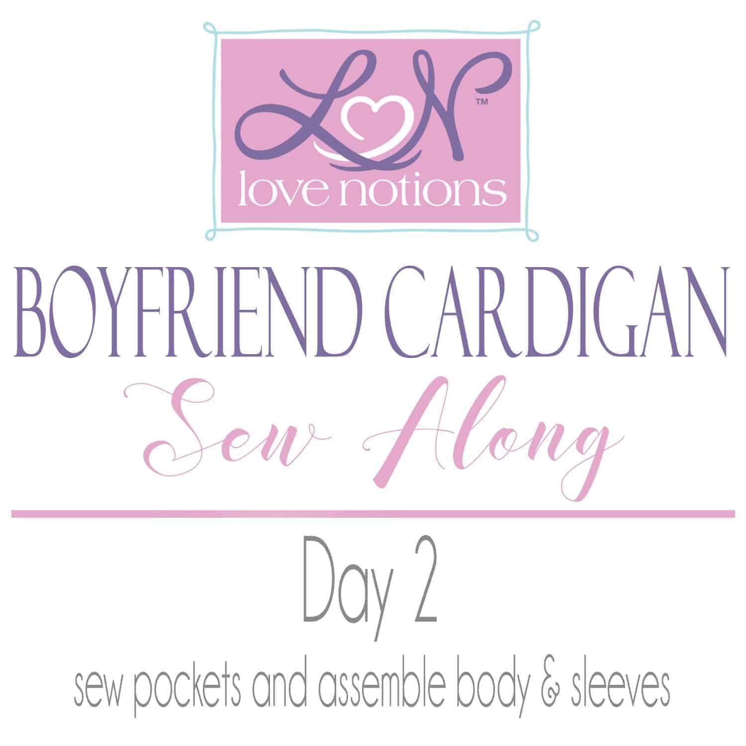 Boyfriend Cardigan Sew Along
