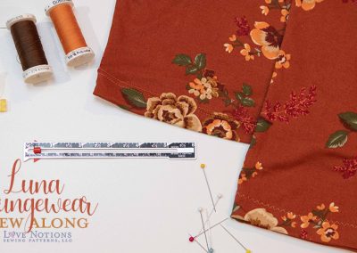 Luna Loungewear Sew Along Day Five