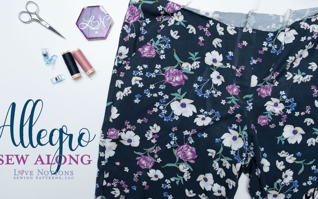 Allegro Sew Along Day Three