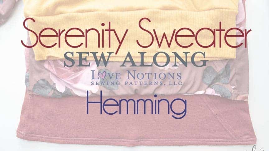 Serenity Sew Along