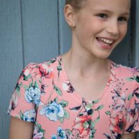 simple girls dress pattern