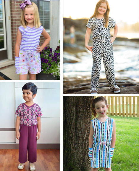 Girls' Sunday Romper