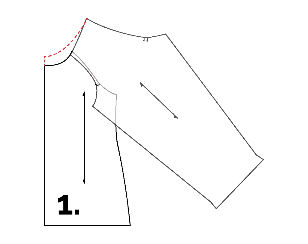 raising a neckline