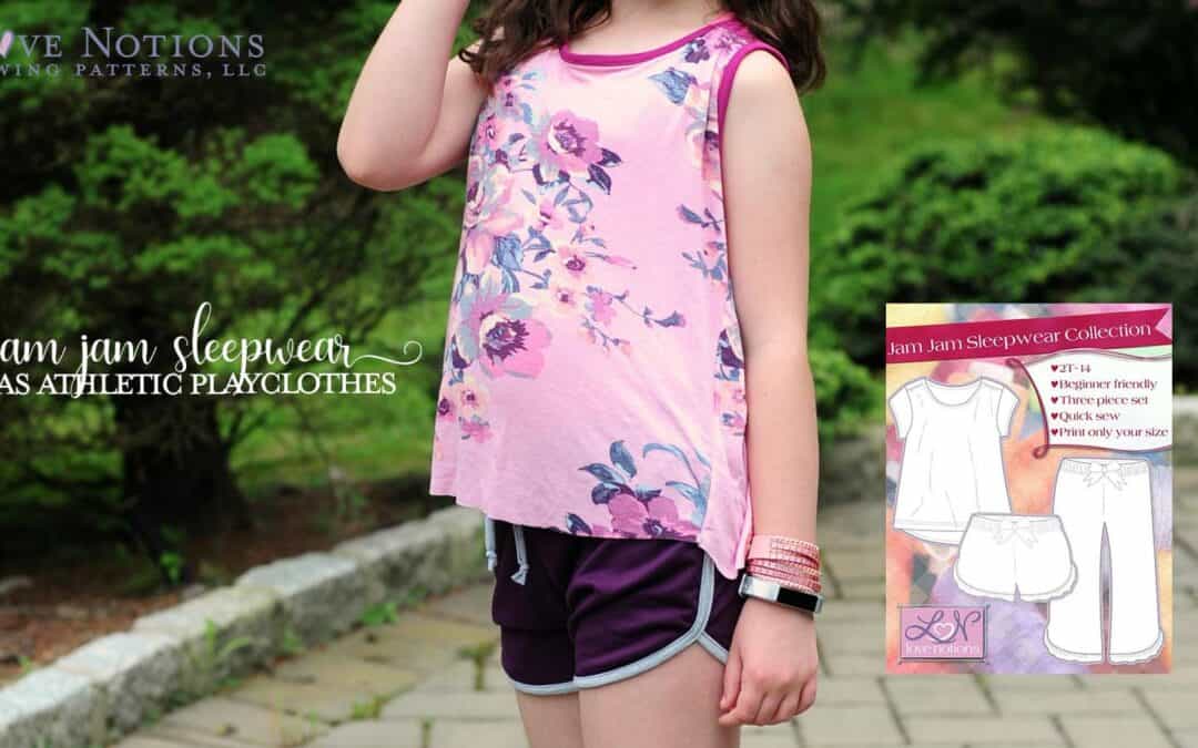 Jam Jams Athletic Shorts and Sleeveless Top