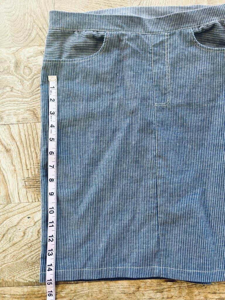 jean skirt